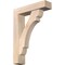 Ekena Millwork Olympic Block Smooth Bracket w/ Offset Brace, Douglas Fir, 5 1/2"W x 22"D x 30"H BKT0604X22X30OLY05SDF - alternate 1